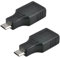 2Pack USB2.0 Small USB MALE to USB ANDROID adaptador para tableta y dispositivo