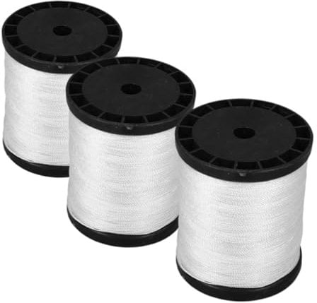 VALICLUD 3 Rolls Of Construction String Line: Nylon Masonry String Line For Outdoor Projects Building Sites Bricklaying - Strong Nylon Cord For Construction Needs
