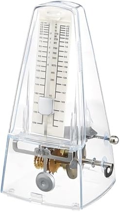 Mechanisches Metronom, Universales Metronom, Transparent Metronom für Klavier, Gitarre, Guzheng, Violine, Schlagzeug, Pfeife Rhythmische Maschine für Musik