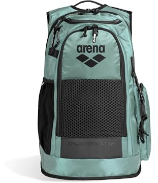 Arena All Set 45L Swimming Pool Backpack, Travel, Sports and Leisure, Water-Repellent Travel Bag with Moisture Management Technology, Laptop Pocket and Trolley Strap