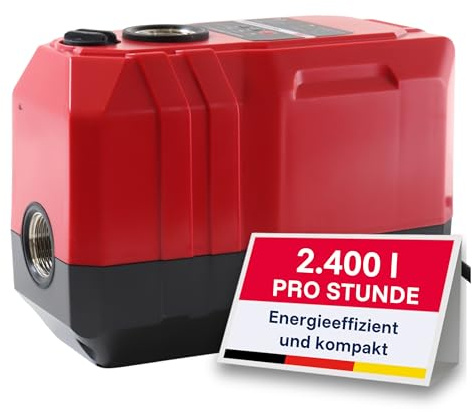 T.I.P. NanoPump 2400/30 eco Hauswasserautomat - 2.400 l/h Gartenpumpe | Automatische Druckpumpe zur Wasserversorgung, 2400 l/h Fördermenge, ideal für Gartenbewässerung, Zisterne und Brunnen