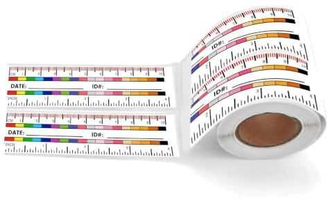 100pcs Wound Measurement Tools Stickers Wound Measuring Roll Tape | Self-Adhesive Wound Measuring Tape Medical Ruler Body Measuring Tool for Pressure Clinics Home Wound Care