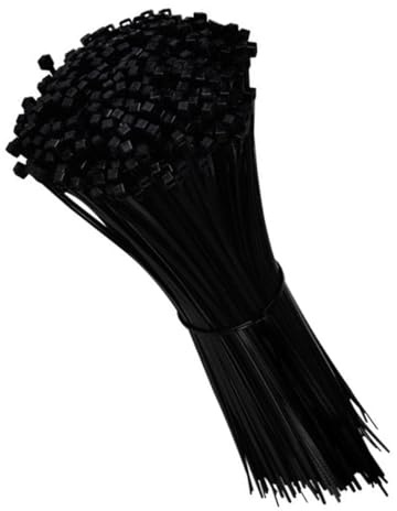 100 Pcs 19.7 Inch Extra Long Zip Ties, 7.5mm Wide Heavy Duty Cable Ties, 120lb Tie, Garden Trellis, and Heavy-Duty Wire Management(Black)