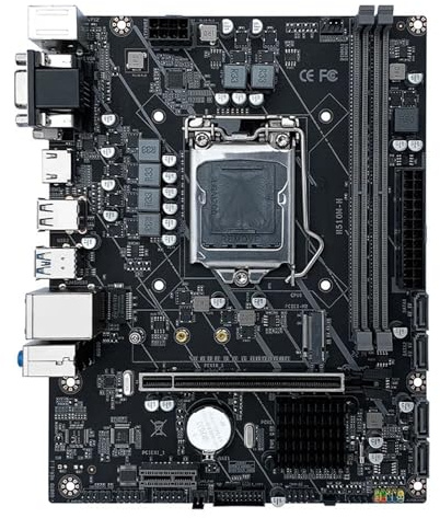 scheda madre Fit For JGINYUE M-ATX H510M-H LGA1200 Supporto scheda madre Intel Core I3-10100/i5-10400F/i9-10900K/i5-11600K/i7-11700K/i9-11900K CPU DDR4