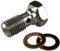 Edelstahl-Banjo-Bolzen, M10 x 1,0, Adapter für Bremse, M10, metrisches Gewinde