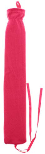 RHP Wärmflasche Lang mit Bezug Wärmflasche Schlauch Naturgummi Wärmekissen Flasche (Pink)