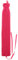 RHP Wärmflasche Lang mit Bezug Wärmflasche Schlauch Naturgummi Wärmekissen Flasche (Pink)