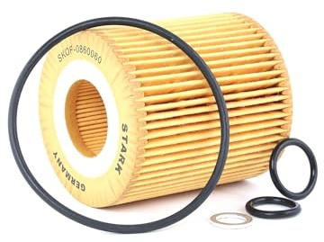 STARK SKOF-0860060 Ölfilter Motorölfilter Filtereinsatz mit Dichtungen Kompatibel mit BMW 3 Touring E91 3 Limousine E90 3 Limousine E46 1 Schrägheck E87 5 Limousine E60