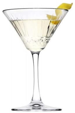 Pasabahce 493353 Elysa Set of 4 Martini Glass Cups Cl22