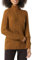 Amazon Essentials Women's Fisherman Cable Roll-Neck Jumper (Available in Plus Size), Dark Chestnut Brown Heather, XL
