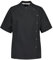 MEDANTA 1039 Kochjacke Damen kurzarm Chef Jacket Berufsbekleidung Gastronomie Schwarz S