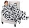 Catalonia Classy Decke mit Ärmeln und Fußtasche Geschenk für Frauen Herren, Flauschig Fleece Tragbare Kuscheldecke mit Ärmeln, Warm Decke zum Anziehen Ärmeldecke Erwachsene, 190 x 135 cm Kuh-Druck