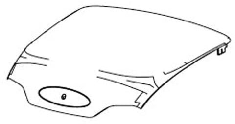 Shad Topcase-Deckel Farbe sh40 Aluminium