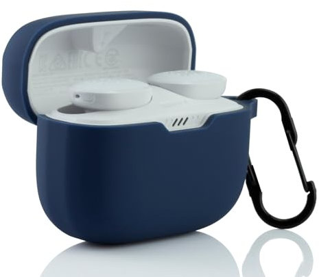 130NC Case Cover for JBL Tune 130NC TWS True Wireless, Blue Silicone Protective Protector Skin - LEFXMOPHY