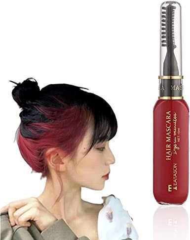 Red Hair Spray Colour for Kids,Temporary Hair Chalk Comb Washable Hair Dye, Instant Hair Dye for Christmas, Halloween, Birthdays, Parties(Blue) (Red)