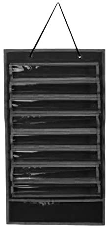 LOVIVER Gürtel-Display Staubdichter Organizer Langlebiger Filz Erwachsene Kinderhalter Karate-Gürtel-Display Aufbewahrung Taekwondo-Gürtel-Display, Schwarz