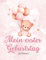 Mein erster Geburtstag GÄSTEBUCH: Tolles Andenken an den 1. Geburtstag | Platz für Erinnerungen & kreative Gestaltung | 40 Gäste | Mädchen Teddybear | In Farbe
