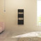 Black Radiators Contemporary Flat Panel Central Heating Rad Heated Towel Rails Ladder Bathroom Radiators 1200X450mm