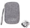 Borsa Accessori Elettronici,Cable Organizer Impermeabile, Organizzatore Cavi Custodia Cavi da Viaggio Porta Caricabatterie Organizer Cavi Compatibile with Smartphone... (Grigio)