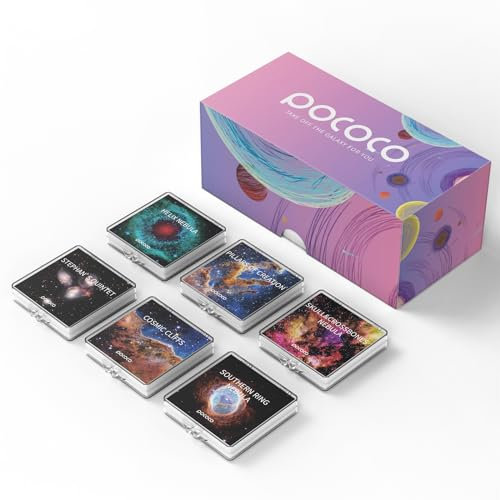Étoile Fixe et Nébuleuse: Disques pour POCOCO Projecteur Galaxy, 5K Ultra HD, Lithographie à Semi-conducteur (6 disques)
