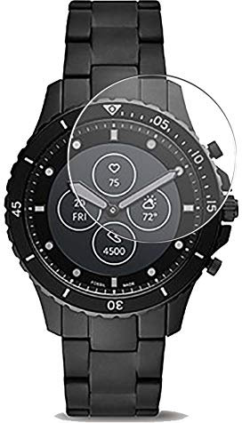 Vaxson 3 Stück Schutzfolie kompatibel mit Fossil Hybrid FB-01 hr WATCH CASE SIZE 44mm Display folie folien Displayschutzfolie ( nicht Panzer Schutz Glas folie SchutzGlas nicht PanzerGlas )