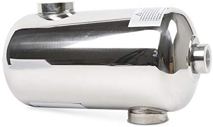 Poolheizung Elektrisch, Edelstahl Pool Wärmetauscher Warmwasserdurchfluss 18L/min Drucklager 2,5kg Schnelle Heizung für Pools Spas Whirlpools Solarenergie