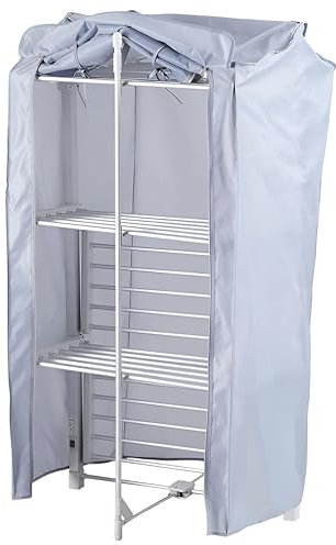 Heated Airer Cover for 3-Tier Airers: Premium Clothes Airer Cover for 3-tier Heated Drying Rack and Clothes Horse, Helps Speed Up Drying, Fits Drysoon, Black and Decker and More