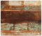 Hovothy Tischplatte 70x80 cm 15-16 mm Massivholzplatte Tischplatte Massivholz Table Top Schreibtisch Eiche Massiv Holzplatte Rustikal Naturholz Platte Wetterfest Massives Altholz