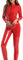 Duohropke Damen Wetlook Jumpsuit Silber Body Leggings Latex Catsuit Lack Leder Overall Reißverschluss Langarm Bodysuit Frauen Sexy Dessous Gogo Clubwear
