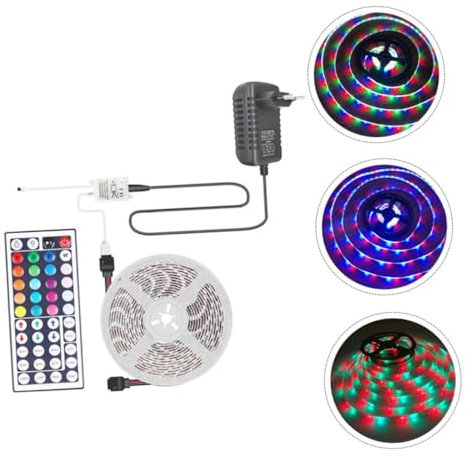 OSALADI LED-Streifen -Streifen Satz Lichtleiste Wasserdichtes Lichtband Dekoratives Licht Weiß Einstellen Einseitig LED-Streifenlichter Flexibles Lichtband