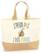 Sac peinture J'peux pas | Cabas de Plage Courses Coton et Toile de Jute Idée Cadeau