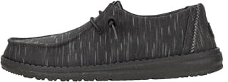 HEYDUDE Wendy Heathered Stretch Damen - Slippers Flache Schuhe - Mokassin Stil, Midnight, 40
