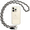 Votvloay Cordino per Cellulare Telefono Universale,Adatto a Tutti Gli Smartphone, Rimovibile Cordino da Collo Nylon Catena Collana Tracolla con Toppa di Fissaggio - Grigio,Bianco,Nero