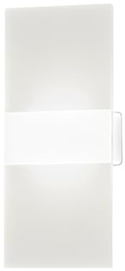 easy! BY FHL | Kabellose LED Wandlampe mit Akku & Magnet | Weiß matt mit Acrylglas | Schalter & Touch | 3-Stufen dimmbar | Indoorlampe für Wohnraum & Schlafzimmer (830073)