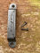 Cast Iron Victorian Style Rim Lock Keep, Door Lock Hardware with Screws