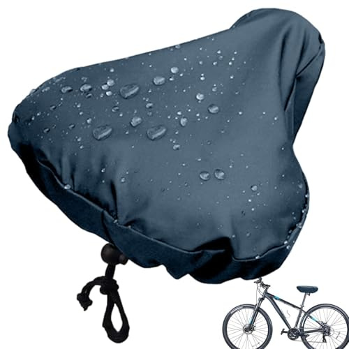 Generisch 2 Stück Sattelbezug Fahrrad Fahrradkissen Regenschutz Fahrradsattel Überzug Sattel Sattelüberzug Fahrradsitz Satteldecke Sattelschutz Wasserdicht Fahrrad