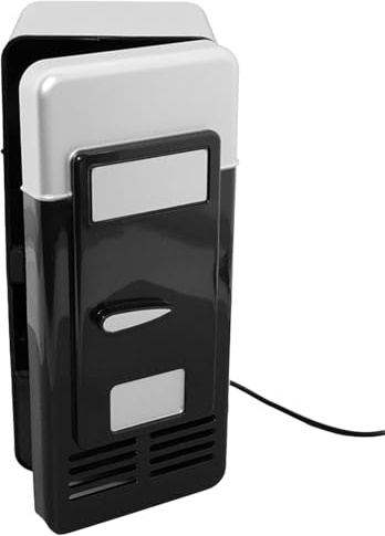 Biniveil Frigorífico Pequeño | Refrigerador De Bebidas Alimentado Por USB,Electrodoméstico Compacto Enchufable, Equipo Frigorífico Calentador Para Jóvenes y Familias
