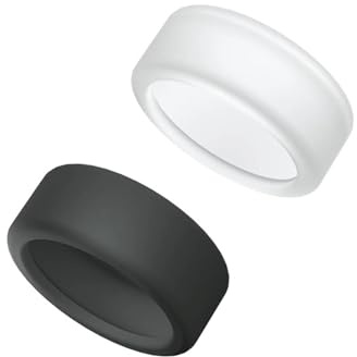 shirylzee 2 Pcs Silicone Ring Protective Cover, Ring Protector Gym for Oura Rings, Anti Knock, Fall And Scratch, Simple Environmental Friendly, Silicone Rings Protector for Women and Men