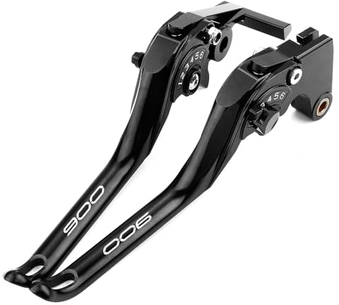 LLIDFONK Bremshebel Kupplunghebel Für Z900 Z 900 2017-2022 2023 2024 Zubehör Motorrad Bremse Kupplung Einstellbare Griffe Hebel (Schwarz)