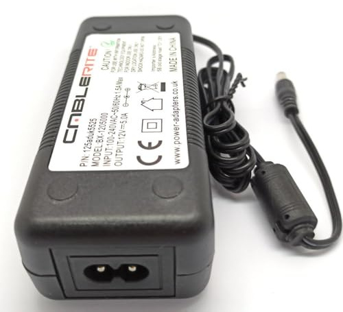 12V Power Supply Adapter for Goodmans Elite Gaming Fridge Model 398756
