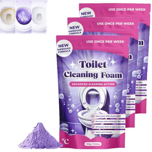 Fizz clean Wc-Reiniger, Fizz clean Wc-Schaumreiniger, Toilet Cleaning Foam, Dass Ihre Toilette Länger Sauber Bleibt (3)