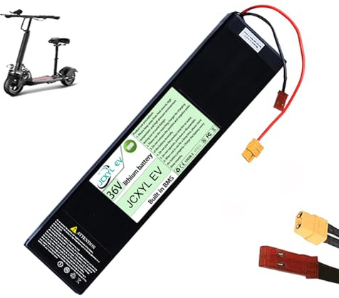 JCXYL EV Batteria al Litio da 36 V 5,2 Ah 6 Ah 7,8 Ah 10 Ah per Monopattino Elettrico. Batteria di Ricambio da 36 Volt per Monopattino Elettrico M365. Kit Motore.,B,36V 7.8AH