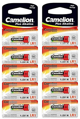 Camelion N LR1 910A MN9100 E90 Bissanzeiger, 1,5 V, 2 Packungen à 5 Stück