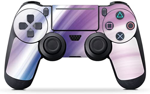 DeinDesign Skin kompatibel mit Sony Playstation 4 Slim Controller Folie Sticker Pastell Licht Rauch