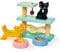 Tender Leaf Toys Pet Cats Set - Wooden Dolls House Cat Accessories