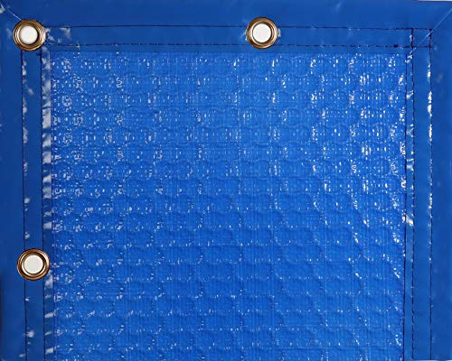INTERNATIONAL COVER POOL Copertura Termica 700 micras GeoBubble per Piscine de 6 x 9,5 Metri con Rinforzo in Larghezza