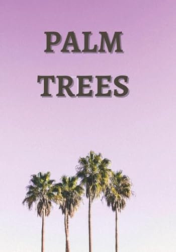 Palm Trees: A Purple decorative book for coffee tables, living room, bookshelves and interior design styling, Stack decor books together to create a ... gift for interior design savvy people.