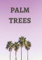 Palm Trees: A Purple decorative book for coffee tables, living room, bookshelves and interior design styling, Stack decor books together to create a ... gift for interior design savvy people.