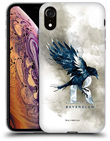 Head Case Designs Offizielle Harry Potter Ravenclaw Deathly Hallows XVI Gel Handyhülle Hülle [Militärischer Schutzgrad] Kompatibel mit Apple iPhone XR
