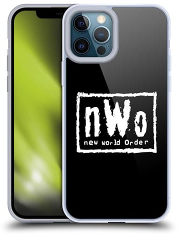 Head Case Designs Offizielle WWE New World Order Schwarz Und Weiss Superstars 7 Gelhülle [Militärischer Schutzgrad] Kompatibel Mit Apple iPhone 12 Pro Max Und Kompatibel Mit MagSafe